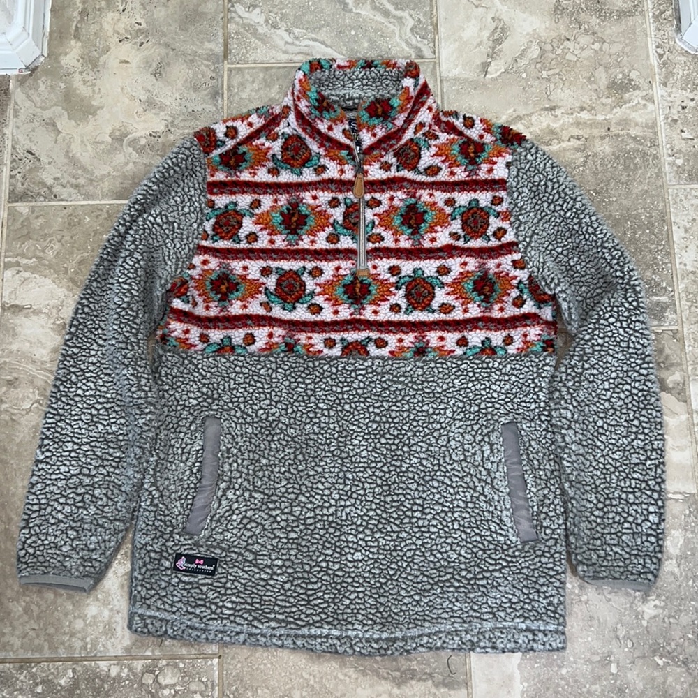 Simply Southern Tried & True Sherpa Pop-Over Size M